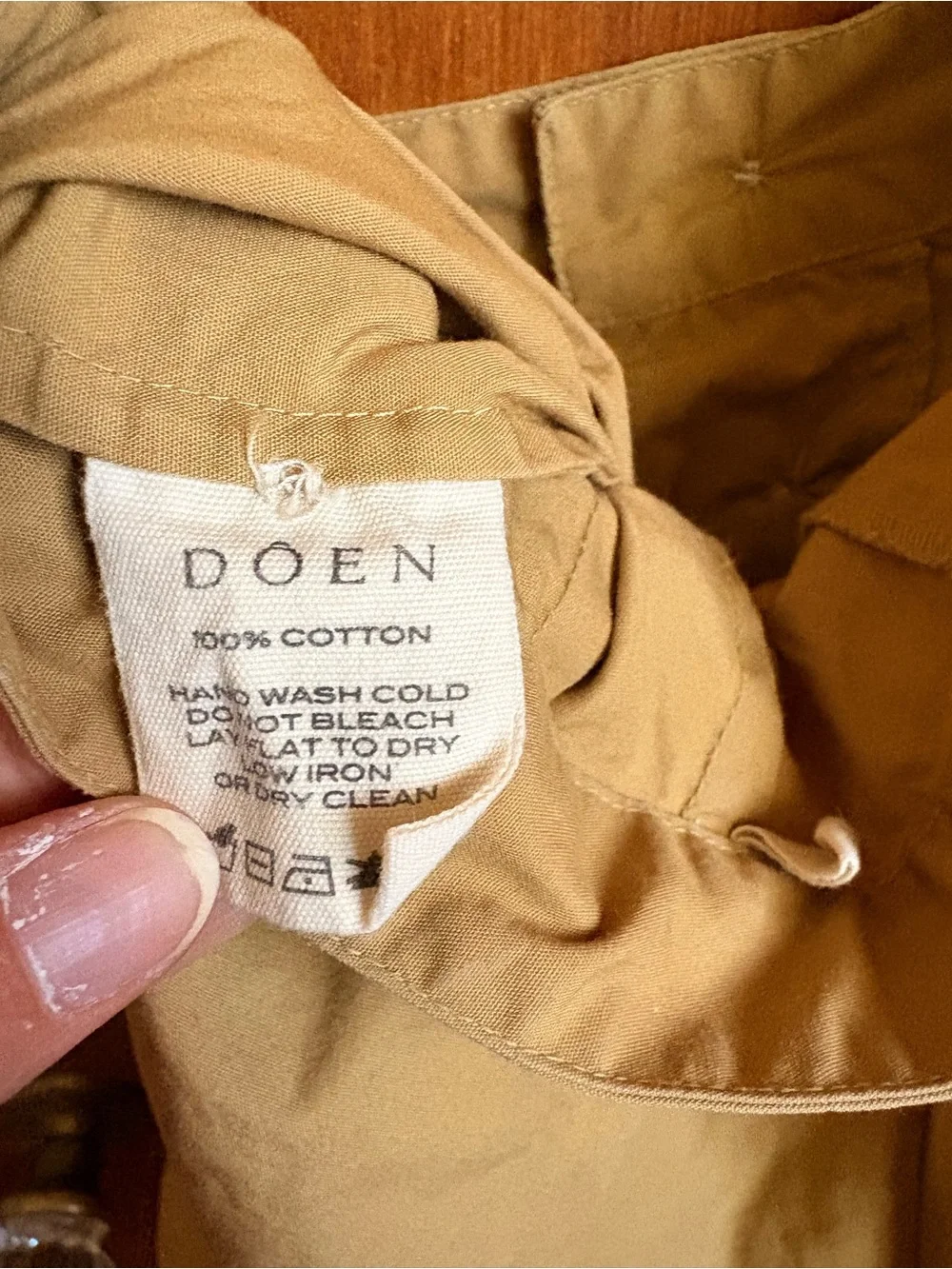 Doen High Waist Pleated Shorts in Mustard
